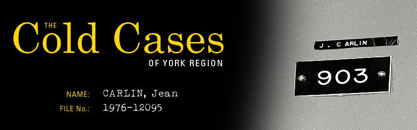 The Cold Cases of York Region: Jean Carlin